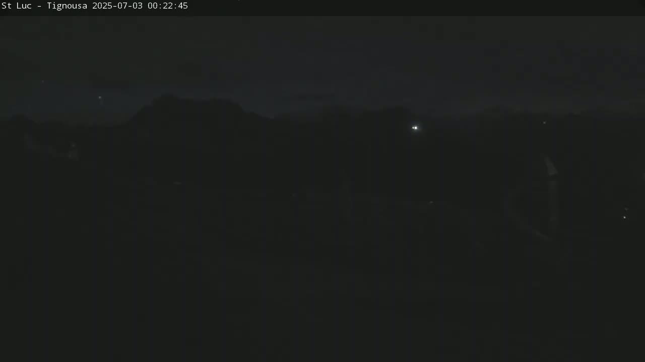Saint Luc, Tignousa & Swiss Alps View  Live Cam - Anniviers, Sierre, Valais, Switzerland