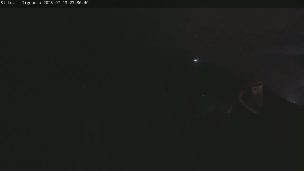 Saint Luc, Tignousa & Swiss Alps View  Live Cam - Anniviers, Sierre, Valais, Switzerland