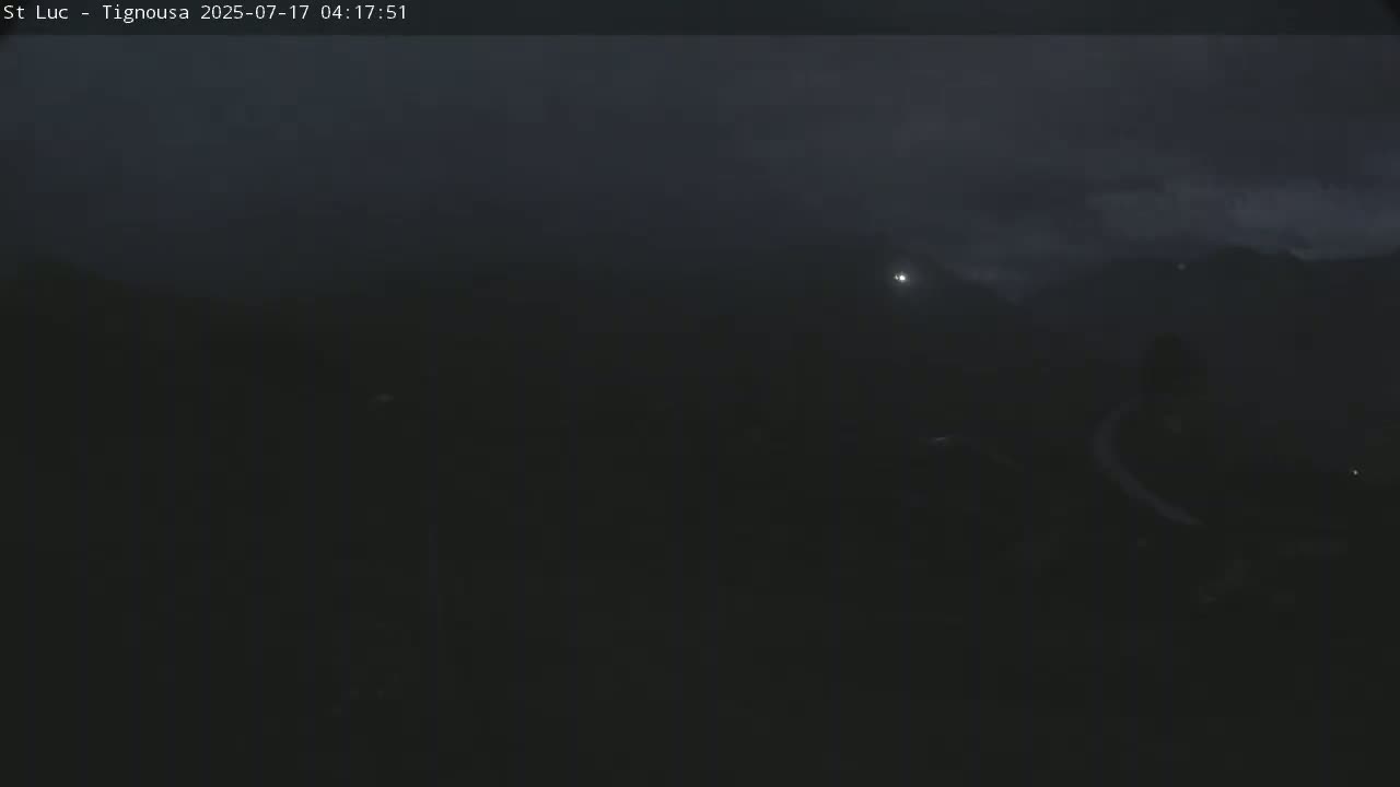 Saint Luc, Tignousa & Swiss Alps View  Live Cam - Anniviers, Sierre, Valais, Switzerland