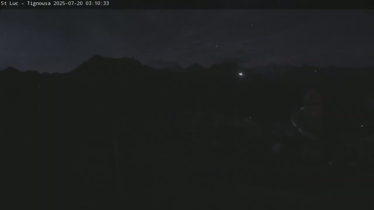 Saint Luc, Tignousa & Swiss Alps View  Live Cam - Anniviers, Sierre, Valais, Switzerland