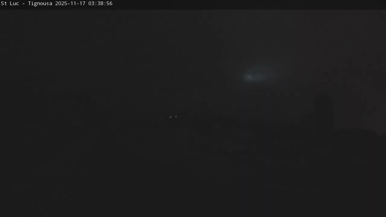 Saint Luc, Tignousa & Swiss Alps View  Live Cam - Anniviers, Sierre, Valais, Switzerland