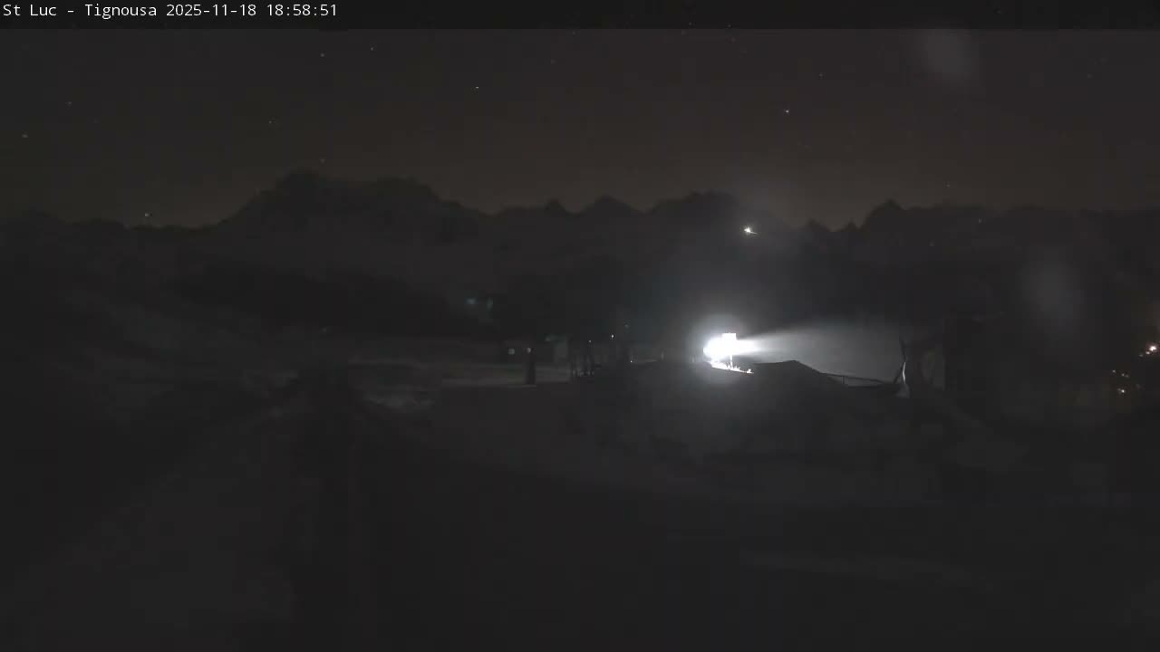 Saint Luc, Tignousa & Swiss Alps View  Live Cam - Anniviers, Sierre, Valais, Switzerland