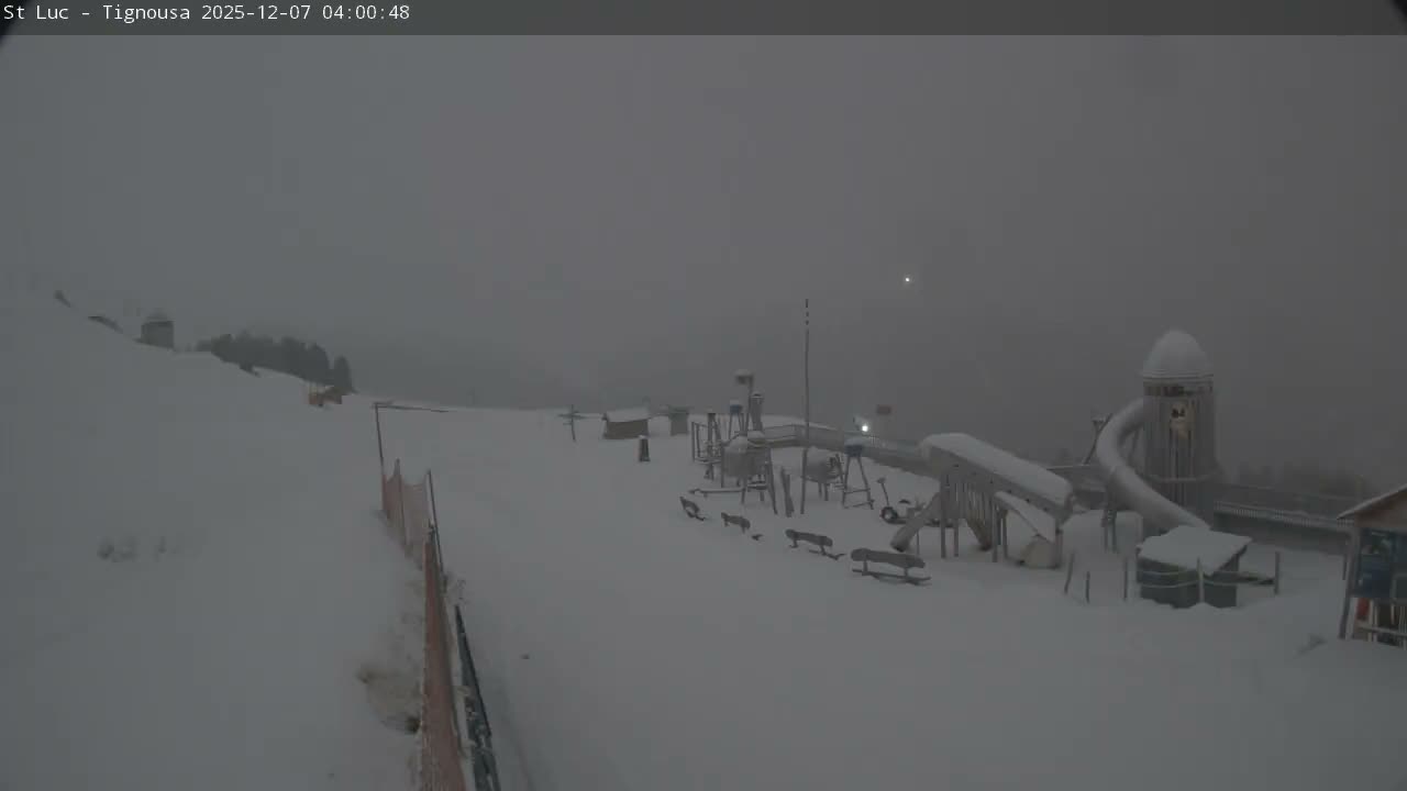 Saint Luc, Tignousa & Swiss Alps View  Live Cam - Anniviers, Sierre, Valais, Switzerland