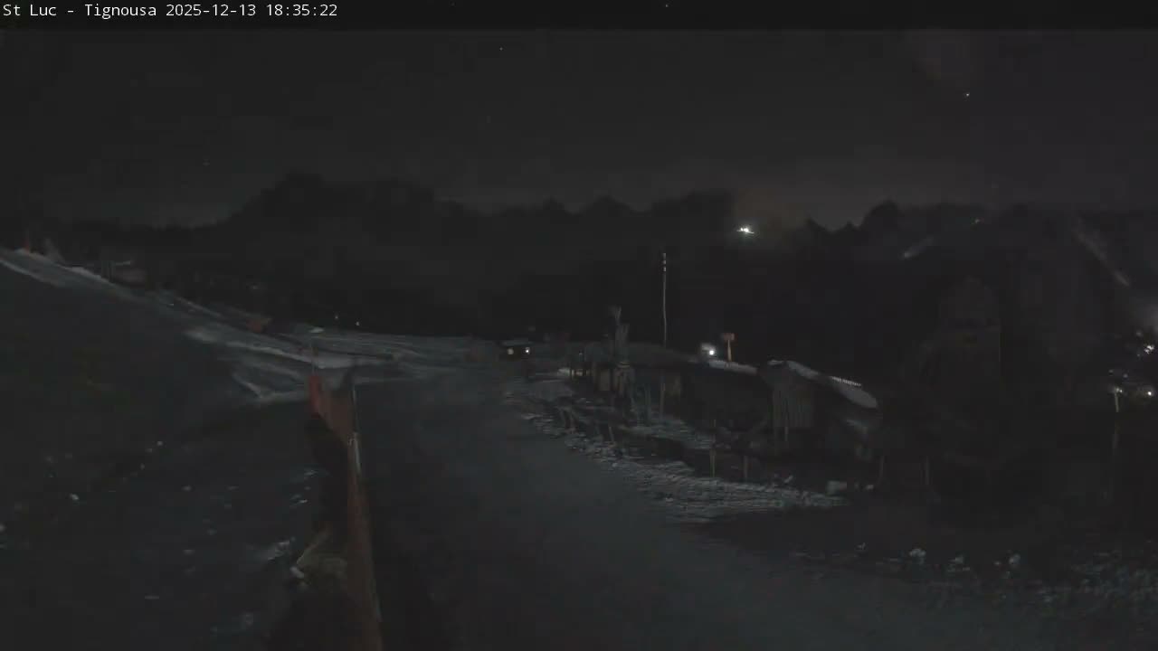 Saint Luc, Tignousa & Swiss Alps View  Live Cam - Anniviers, Sierre, Valais, Switzerland