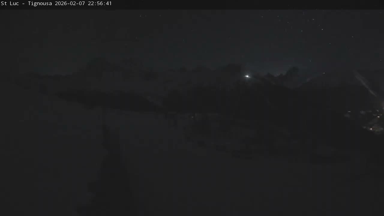 Saint Luc, Tignousa & Swiss Alps View  Live Cam - Anniviers, Sierre, Valais, Switzerland