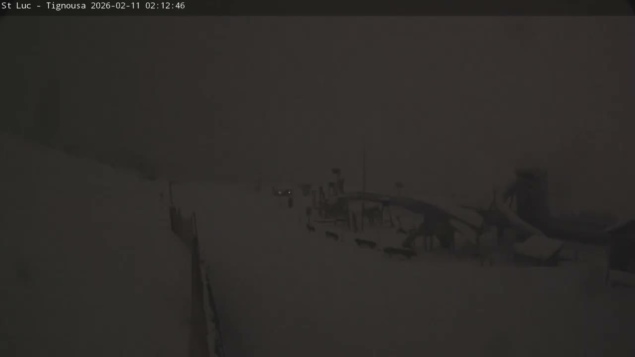 Saint Luc, Tignousa & Swiss Alps View  Live Cam - Anniviers, Sierre, Valais, Switzerland