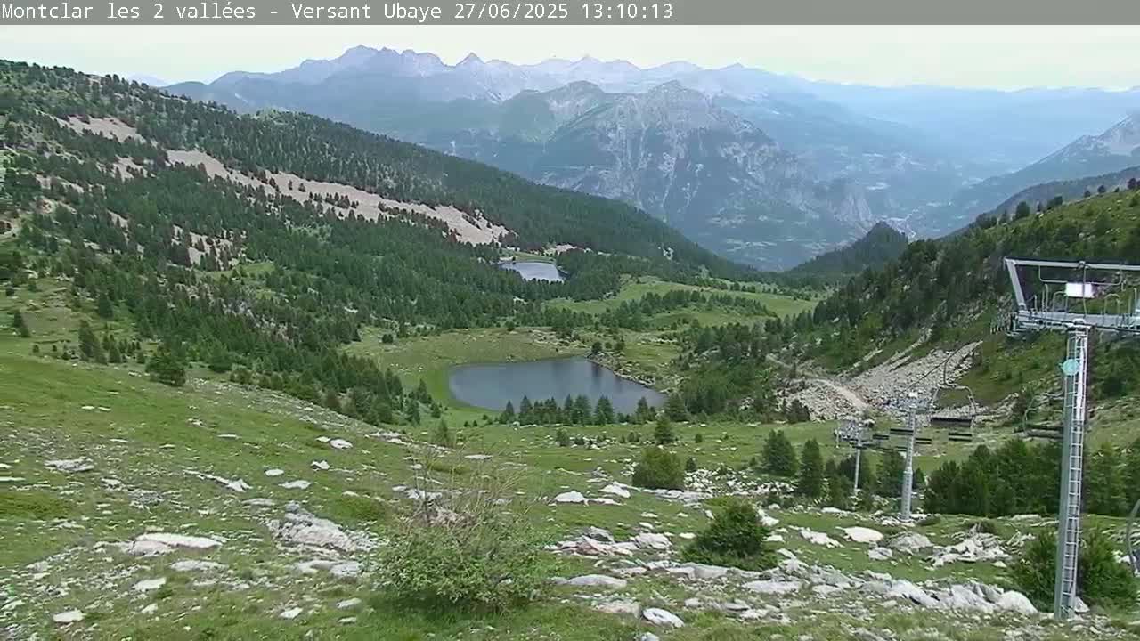 Saint Jaen, Montclar Summet Station les 2 Vallées ( Summit Station the 2 Valleys) & Fun Zone Live Cam - Digne-les-Bains, 	Alpes-de-Haute-Provence, Provence-Alpes-Côte d’Azur, France