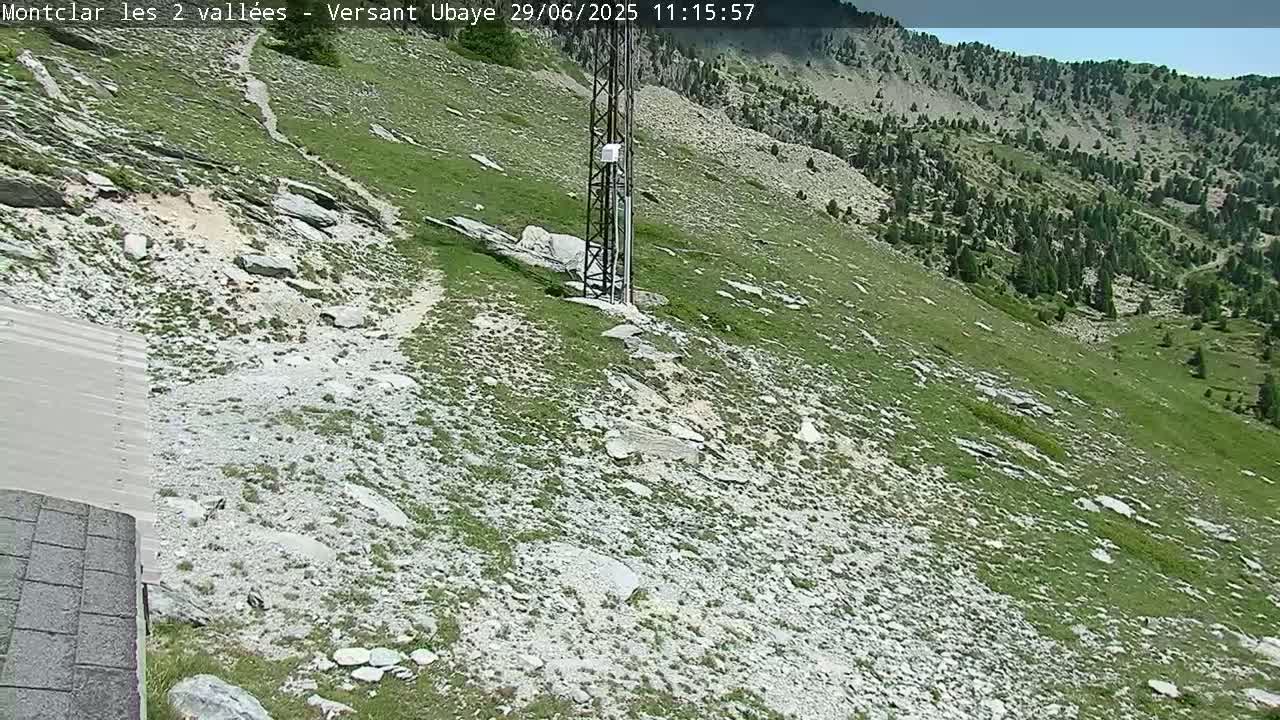Saint Jaen, Montclar Summet Station les 2 Vallées ( Summit Station the 2 Valleys) & Fun Zone Live Cam - Digne-les-Bains, 	Alpes-de-Haute-Provence, Provence-Alpes-Côte d’Azur, France