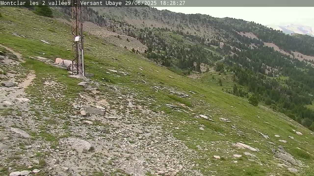 Saint Jaen, Montclar Summet Station les 2 Vallées ( Summit Station the 2 Valleys) & Fun Zone Live Cam - Digne-les-Bains, 	Alpes-de-Haute-Provence, Provence-Alpes-Côte d’Azur, France
