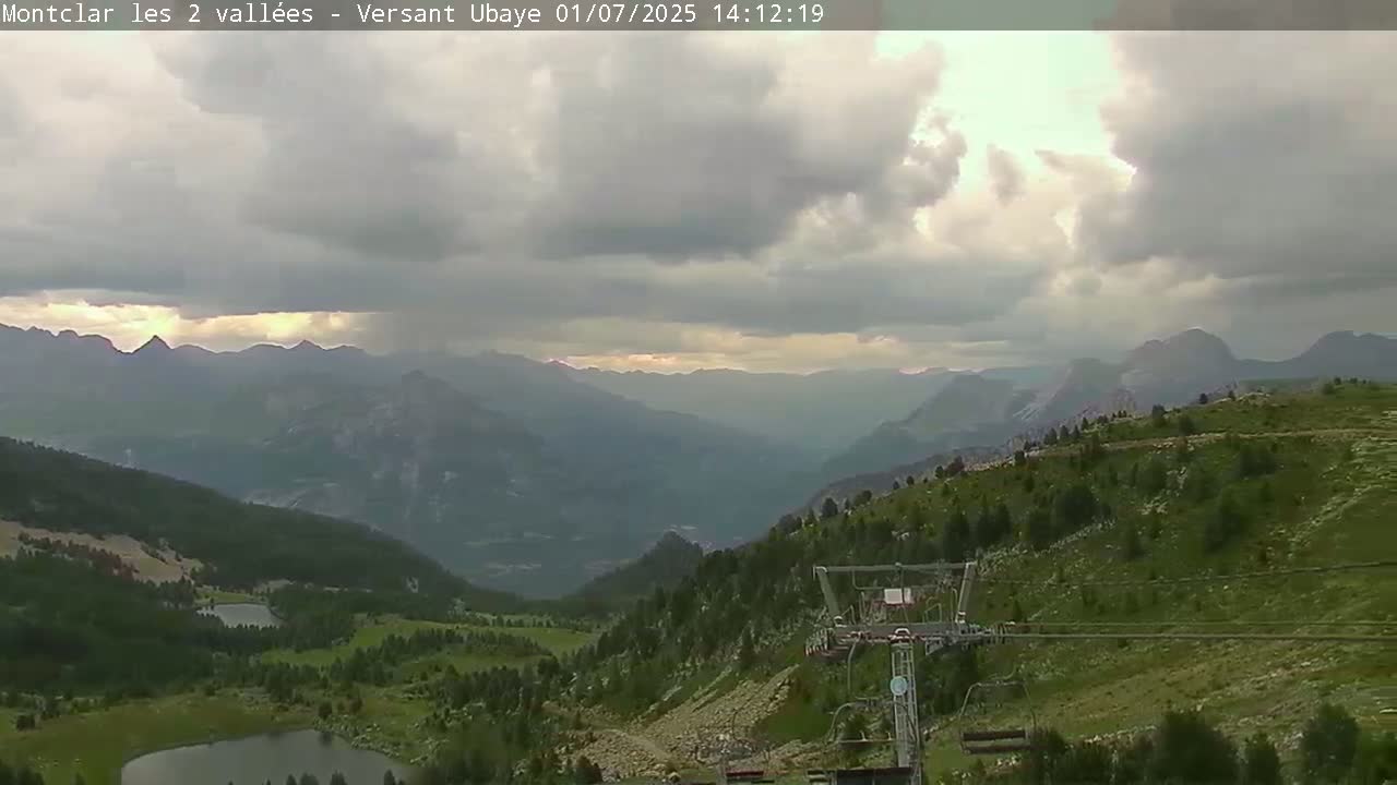 Saint Jaen, Montclar Summet Station les 2 Vallées ( Summit Station the 2 Valleys) & Fun Zone Live Cam - Digne-les-Bains, 	Alpes-de-Haute-Provence, Provence-Alpes-Côte d’Azur, France