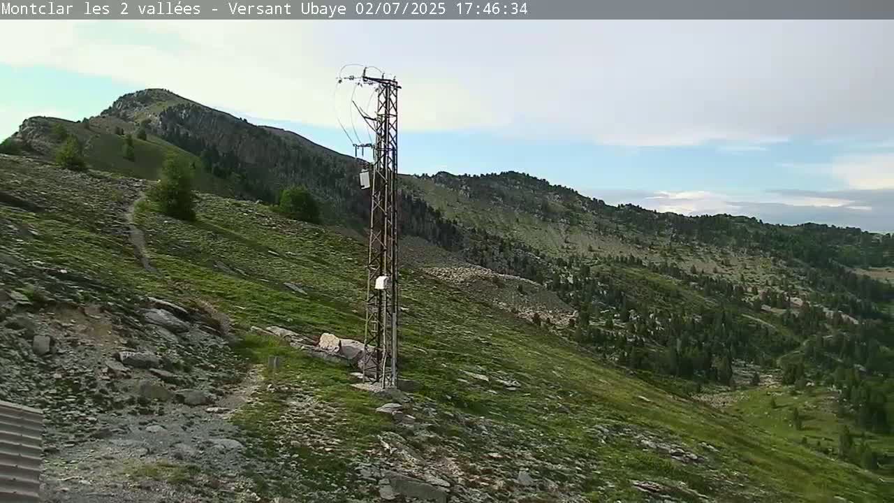 Saint Jaen, Montclar Summet Station les 2 Vallées ( Summit Station the 2 Valleys) & Fun Zone Live Cam - Digne-les-Bains, 	Alpes-de-Haute-Provence, Provence-Alpes-Côte d’Azur, France