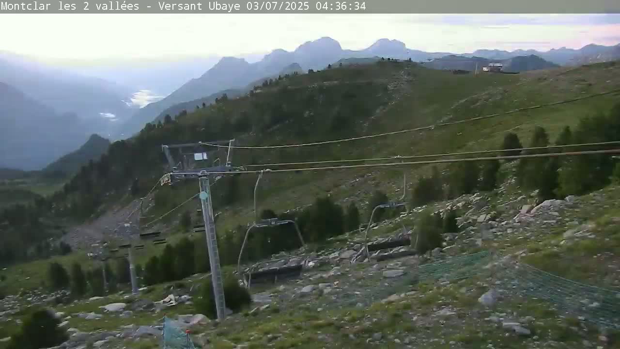 Saint Jaen, Montclar Summet Station les 2 Vallées ( Summit Station the 2 Valleys) & Fun Zone Live Cam - Digne-les-Bains, 	Alpes-de-Haute-Provence, Provence-Alpes-Côte d’Azur, France