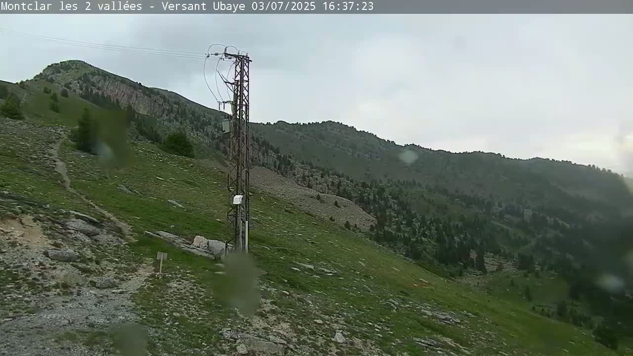 Saint Jaen, Montclar Summet Station les 2 Vallées ( Summit Station the 2 Valleys) & Fun Zone Live Cam - Digne-les-Bains, 	Alpes-de-Haute-Provence, Provence-Alpes-Côte d’Azur, France