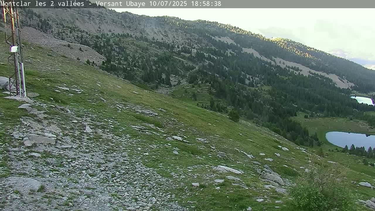 Saint Jaen, Montclar Summet Station les 2 Vallées ( Summit Station the 2 Valleys) & Fun Zone Live Cam - Digne-les-Bains, 	Alpes-de-Haute-Provence, Provence-Alpes-Côte d’Azur, France