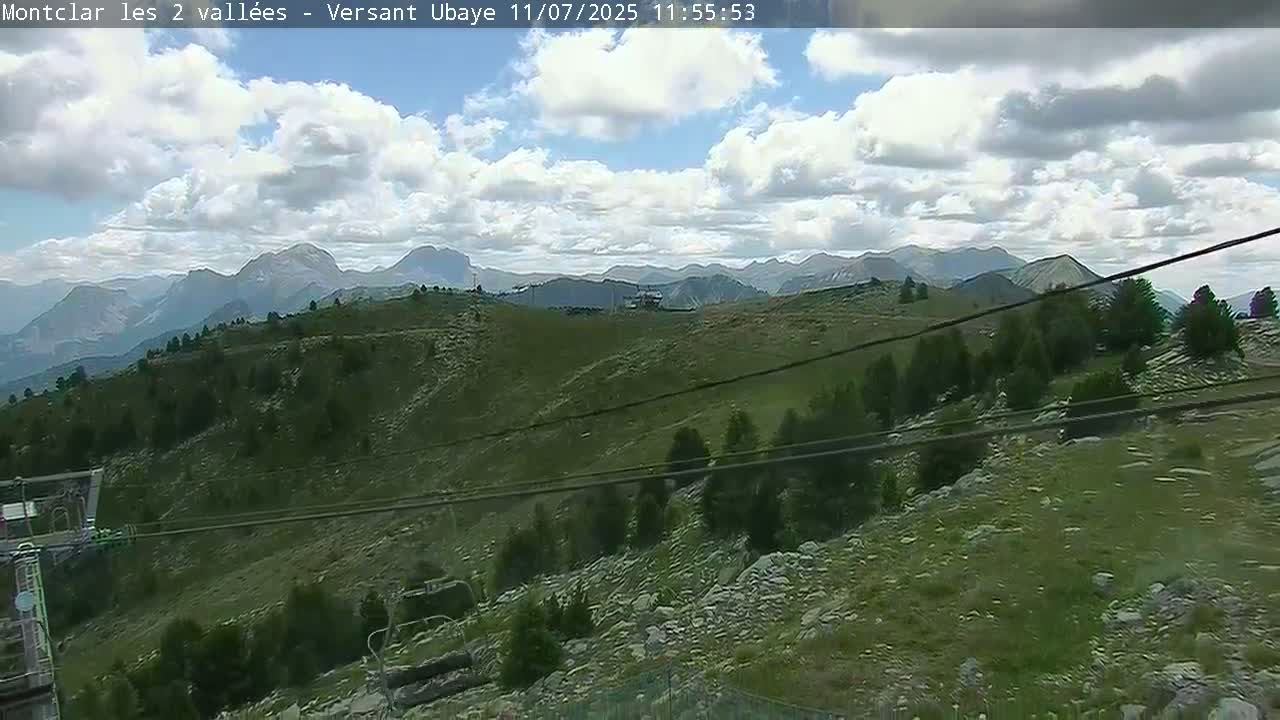 Saint Jaen, Montclar Summet Station les 2 Vallées ( Summit Station the 2 Valleys) & Fun Zone Live Cam - Digne-les-Bains, 	Alpes-de-Haute-Provence, Provence-Alpes-Côte d’Azur, France