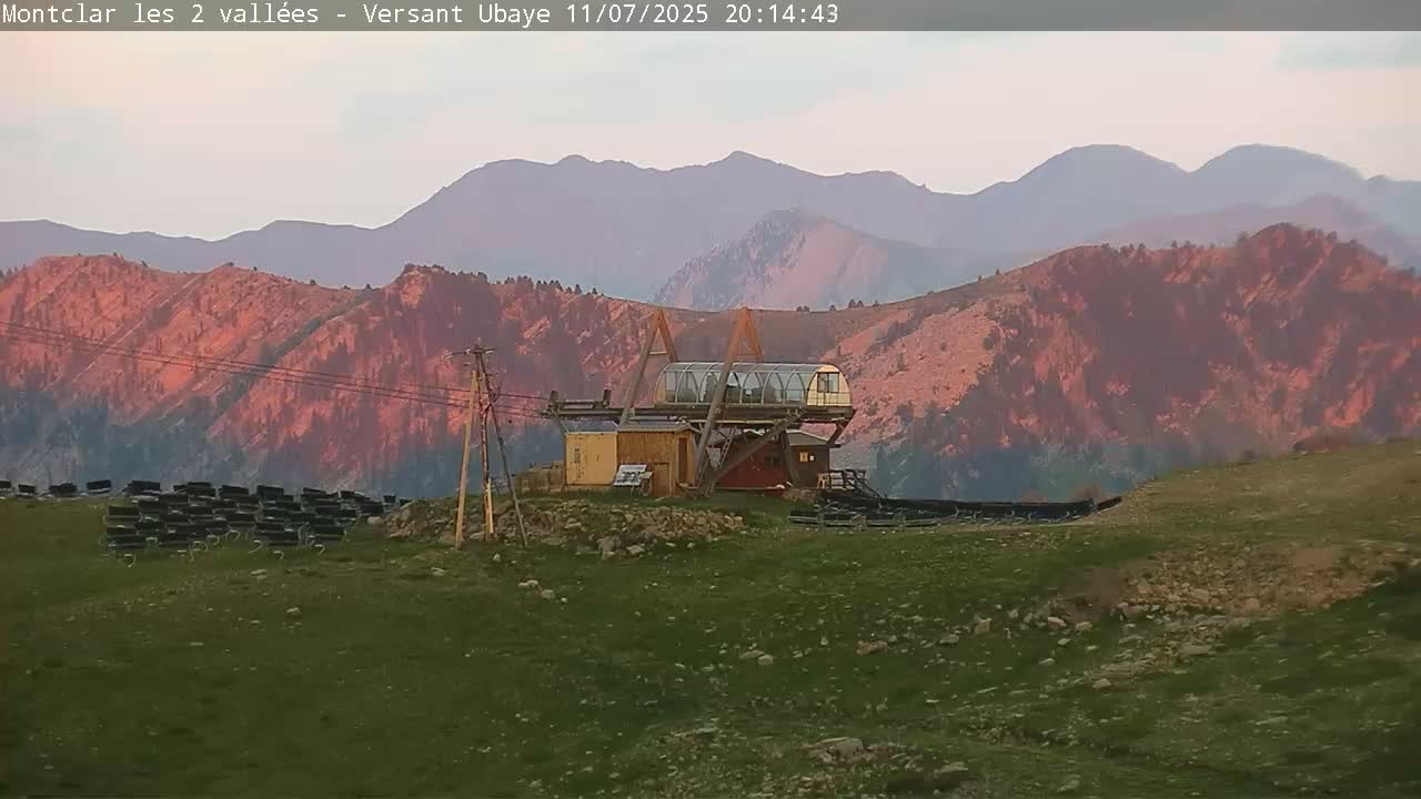Saint Jaen, Montclar Summet Station les 2 Vallées ( Summit Station the 2 Valleys) & Fun Zone Live Cam - Digne-les-Bains, 	Alpes-de-Haute-Provence, Provence-Alpes-Côte d’Azur, France