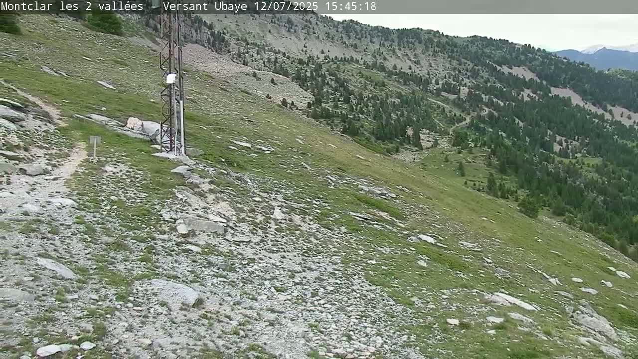 Saint Jaen, Montclar Summet Station les 2 Vallées ( Summit Station the 2 Valleys) & Fun Zone Live Cam - Digne-les-Bains, 	Alpes-de-Haute-Provence, Provence-Alpes-Côte d’Azur, France