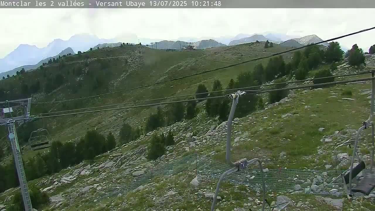 Saint Jaen, Montclar Summet Station les 2 Vallées ( Summit Station the 2 Valleys) & Fun Zone Live Cam - Digne-les-Bains, 	Alpes-de-Haute-Provence, Provence-Alpes-Côte d’Azur, France