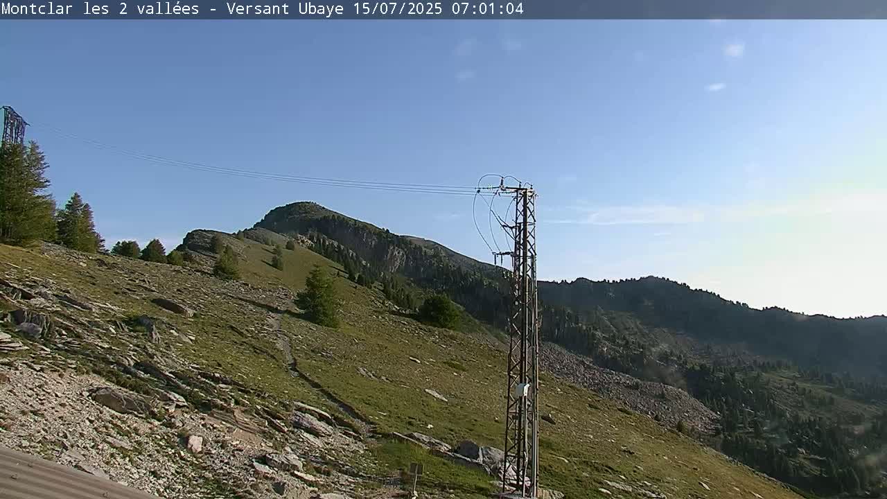 Saint Jaen, Montclar Summet Station les 2 Vallées ( Summit Station the 2 Valleys) & Fun Zone Live Cam - Digne-les-Bains, 	Alpes-de-Haute-Provence, Provence-Alpes-Côte d’Azur, France