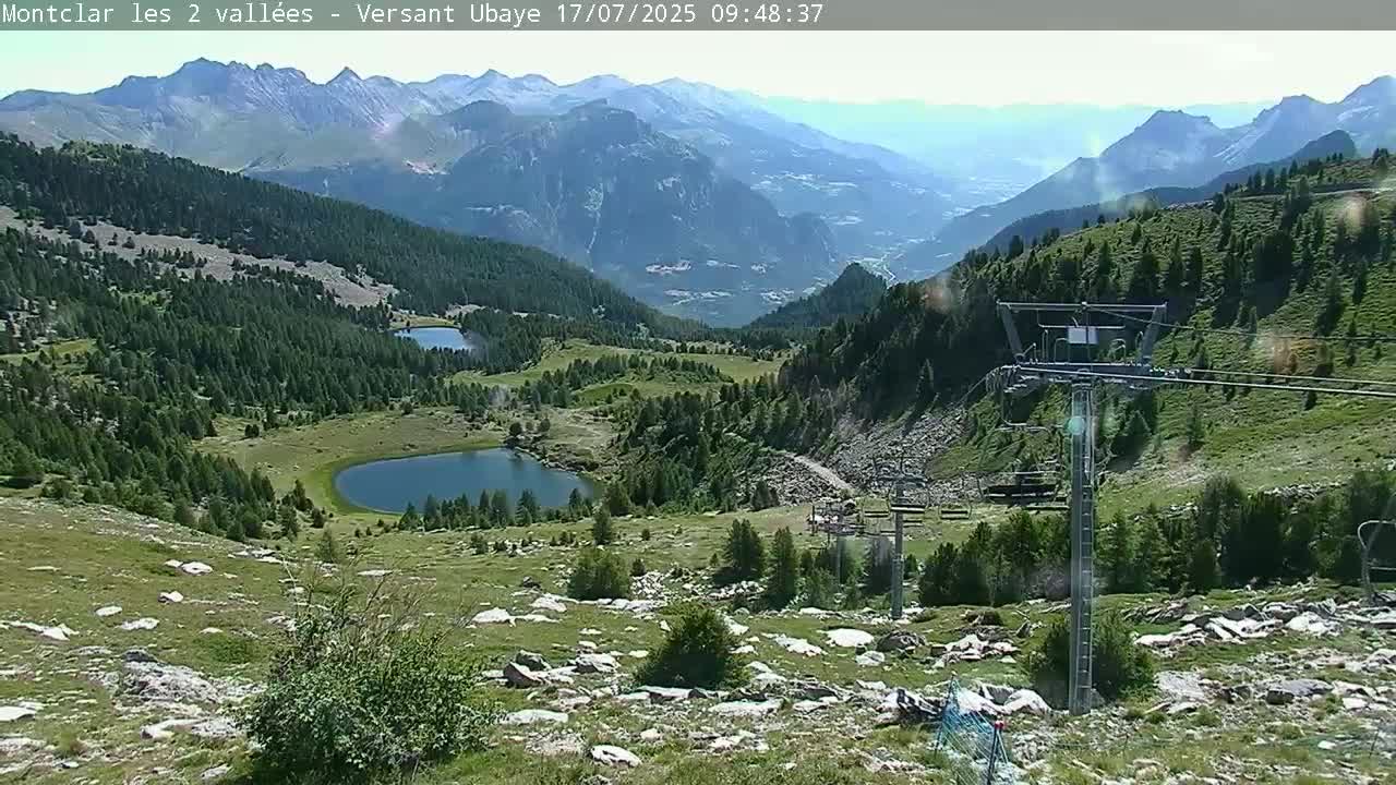 Saint Jaen, Montclar Summet Station les 2 Vallées ( Summit Station the 2 Valleys) & Fun Zone Live Cam - Digne-les-Bains, 	Alpes-de-Haute-Provence, Provence-Alpes-Côte d’Azur, France