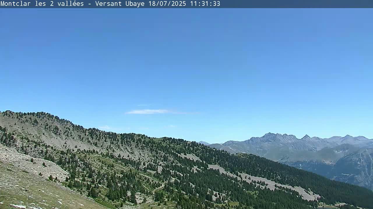 Saint Jaen, Montclar Summet Station les 2 Vallées ( Summit Station the 2 Valleys) & Fun Zone Live Cam - Digne-les-Bains, 	Alpes-de-Haute-Provence, Provence-Alpes-Côte d’Azur, France