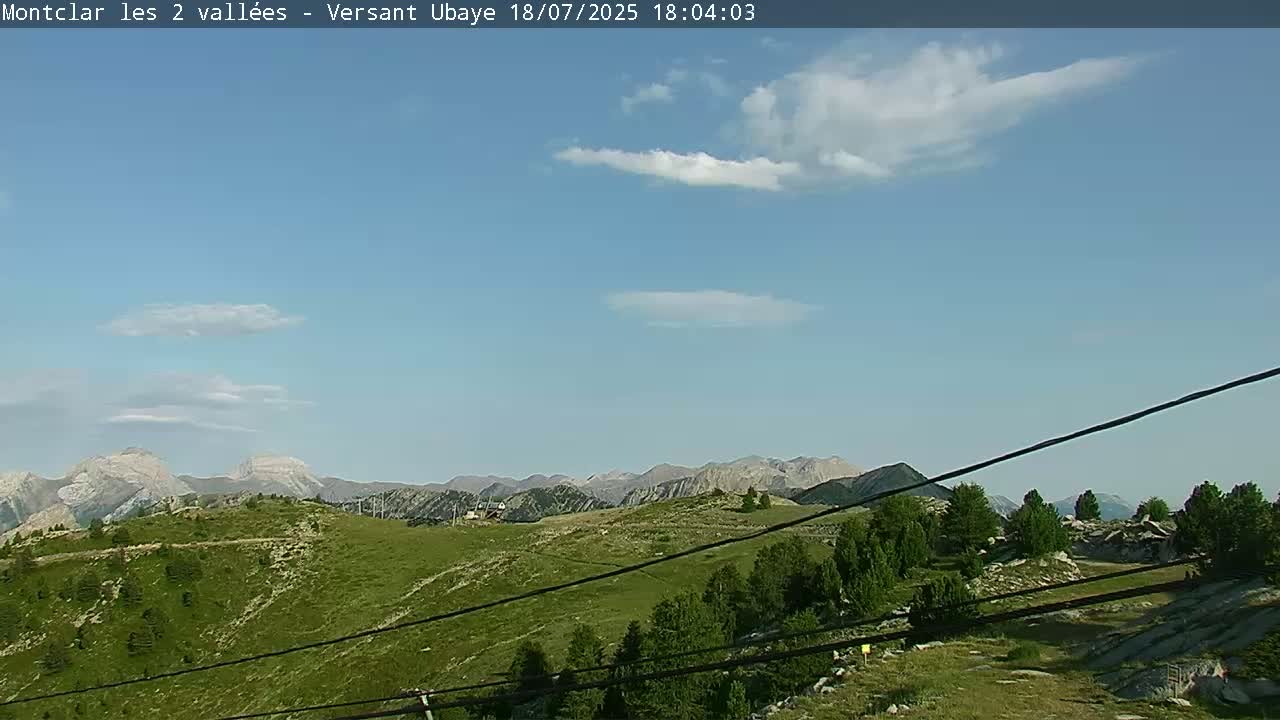 Saint Jaen, Montclar Summet Station les 2 Vallées ( Summit Station the 2 Valleys) & Fun Zone Live Cam - Digne-les-Bains, 	Alpes-de-Haute-Provence, Provence-Alpes-Côte d’Azur, France