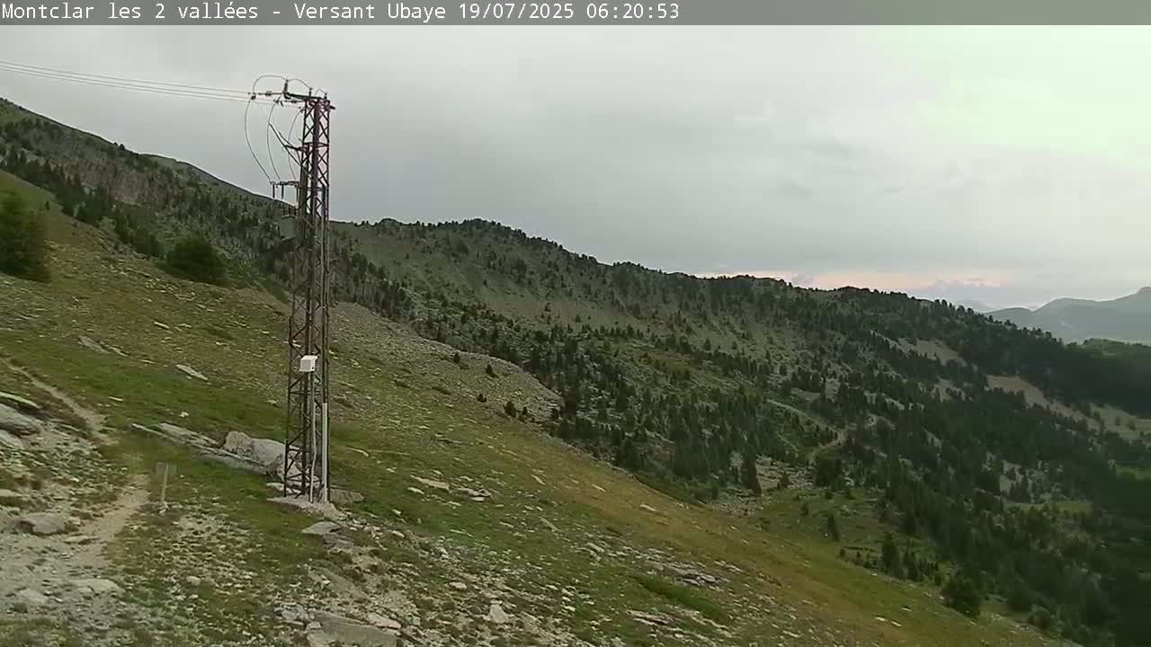 Saint Jaen, Montclar Summet Station les 2 Vallées ( Summit Station the 2 Valleys) & Fun Zone Live Cam - Digne-les-Bains, 	Alpes-de-Haute-Provence, Provence-Alpes-Côte d’Azur, France