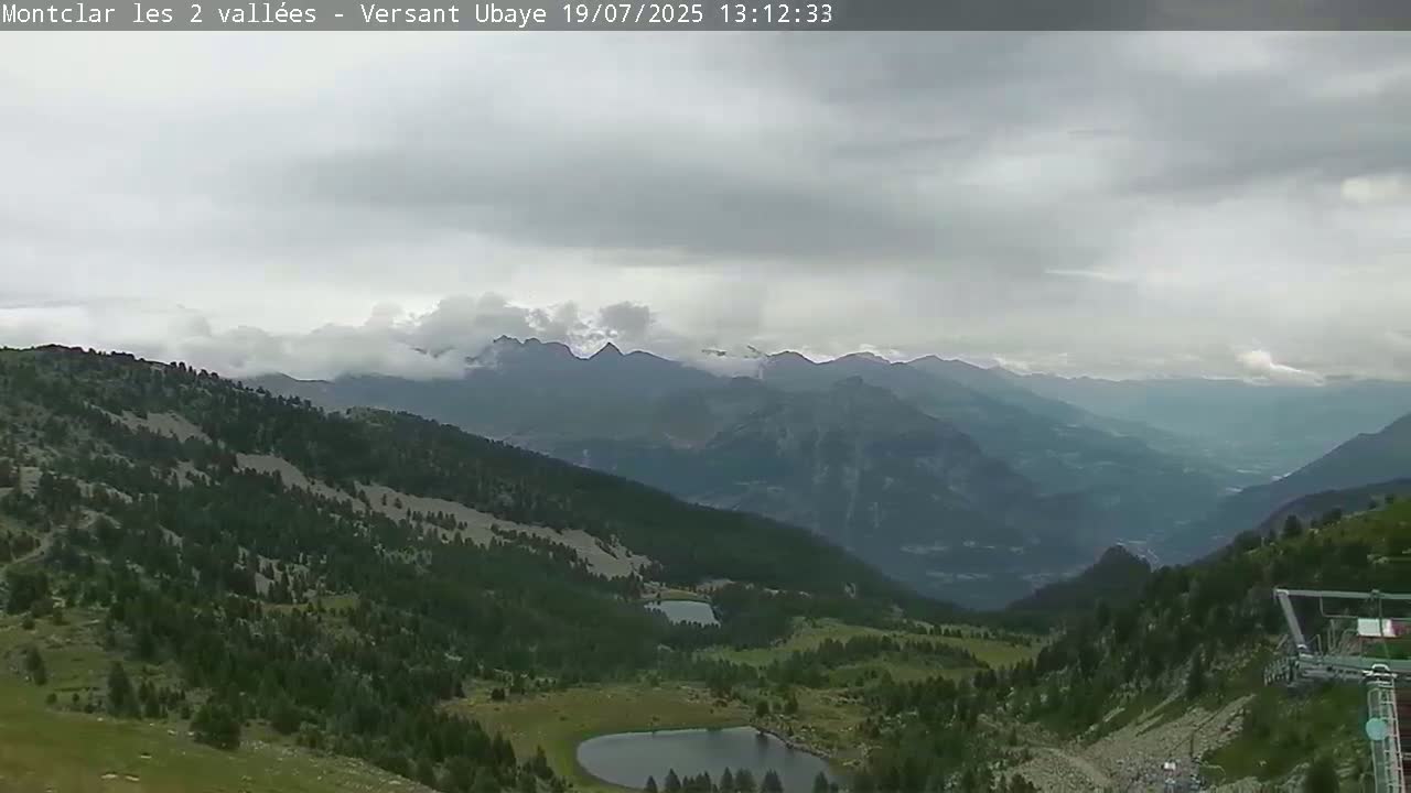 Saint Jaen, Montclar Summet Station les 2 Vallées ( Summit Station the 2 Valleys) & Fun Zone Live Cam - Digne-les-Bains, 	Alpes-de-Haute-Provence, Provence-Alpes-Côte d’Azur, France