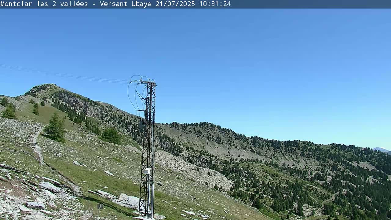 Saint Jaen, Montclar Summet Station les 2 Vallées ( Summit Station the 2 Valleys) & Fun Zone Live Cam - Digne-les-Bains, 	Alpes-de-Haute-Provence, Provence-Alpes-Côte d’Azur, France