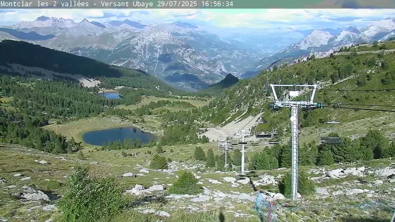 Saint Jaen, Montclar Summet Station les 2 Vallées ( Summit Station the 2 Valleys) & Fun Zone Live Cam - Digne-les-Bains, 	Alpes-de-Haute-Provence, Provence-Alpes-Côte d’Azur, France