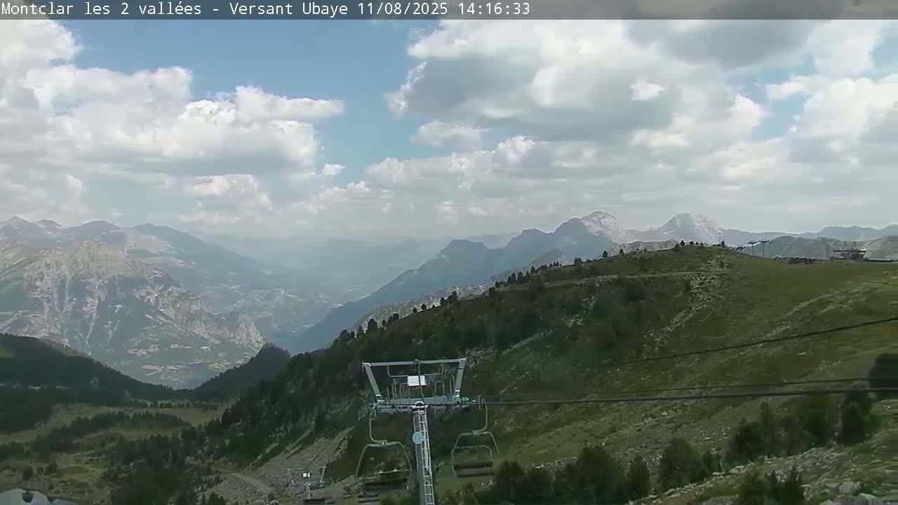 Saint Jaen, Montclar Summet Station les 2 Vallées ( Summit Station the 2 Valleys) & Fun Zone Live Cam - Digne-les-Bains, 	Alpes-de-Haute-Provence, Provence-Alpes-Côte d’Azur, France