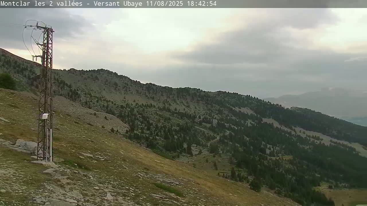 Saint Jaen, Montclar Summet Station les 2 Vallées ( Summit Station the 2 Valleys) & Fun Zone Live Cam - Digne-les-Bains, 	Alpes-de-Haute-Provence, Provence-Alpes-Côte d’Azur, France