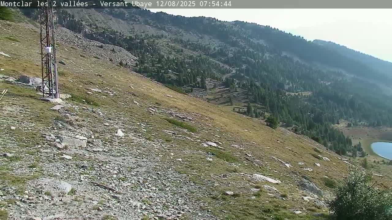 Saint Jaen, Montclar Summet Station les 2 Vallées ( Summit Station the 2 Valleys) & Fun Zone Live Cam - Digne-les-Bains, 	Alpes-de-Haute-Provence, Provence-Alpes-Côte d’Azur, France