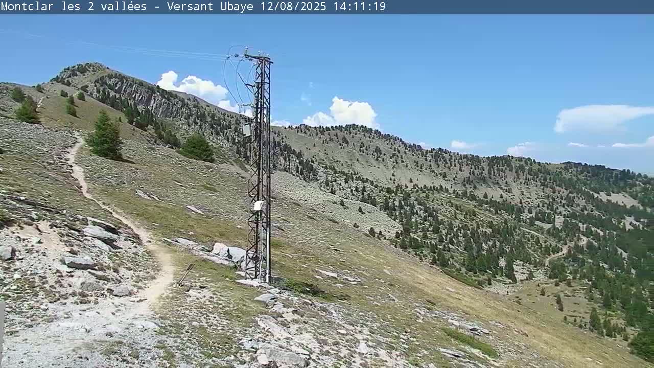 Saint Jaen, Montclar Summet Station les 2 Vallées ( Summit Station the 2 Valleys) & Fun Zone Live Cam - Digne-les-Bains, 	Alpes-de-Haute-Provence, Provence-Alpes-Côte d’Azur, France