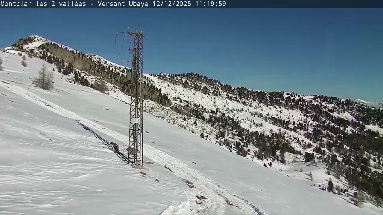 Saint Jaen, Montclar Summet Station les 2 Vallées ( Summit Station the 2 Valleys) & Fun Zone Live Cam - Digne-les-Bains, 	Alpes-de-Haute-Provence, Provence-Alpes-Côte d’Azur, France