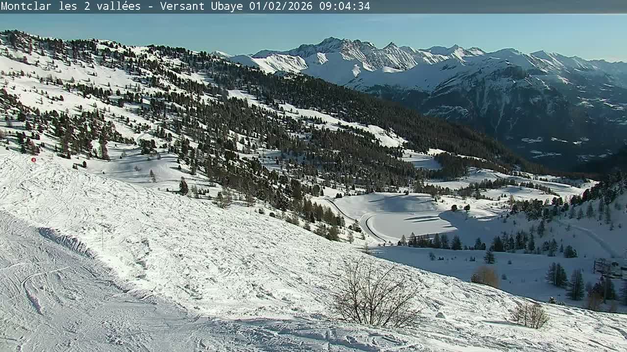 Saint Jaen, Montclar Summet Station les 2 Vallées ( Summit Station the 2 Valleys) & Fun Zone Live Cam - Digne-les-Bains, 	Alpes-de-Haute-Provence, Provence-Alpes-Côte d’Azur, France
