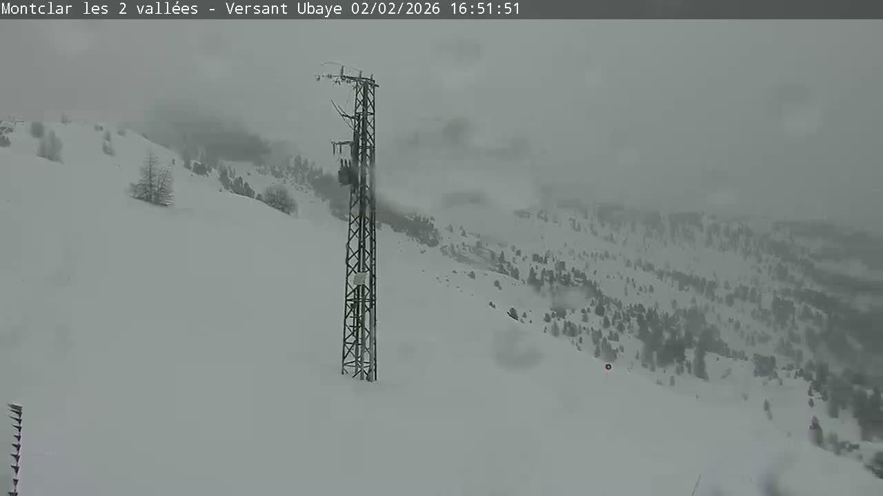 Saint Jaen, Montclar Summet Station les 2 Vallées ( Summit Station the 2 Valleys) & Fun Zone Live Cam - Digne-les-Bains, 	Alpes-de-Haute-Provence, Provence-Alpes-Côte d’Azur, France