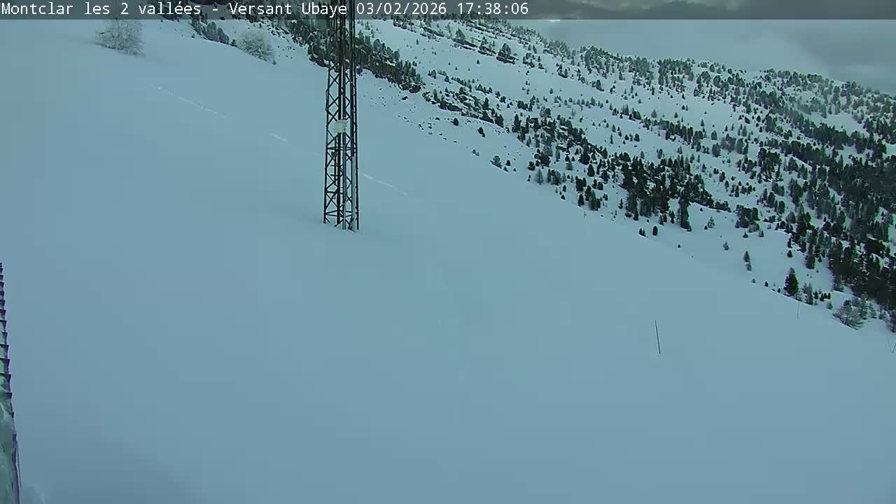 Saint Jaen, Montclar Summet Station les 2 Vallées ( Summit Station the 2 Valleys) & Fun Zone Live Cam - Digne-les-Bains, 	Alpes-de-Haute-Provence, Provence-Alpes-Côte d’Azur, France