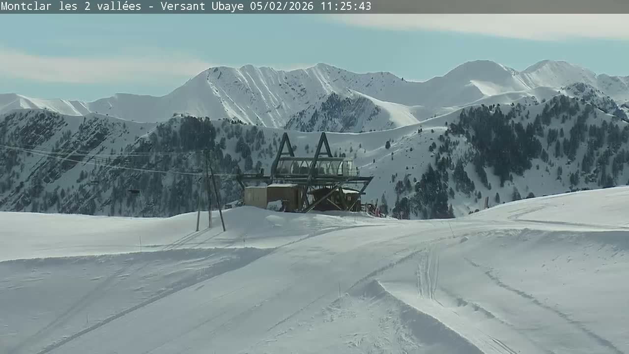 Saint Jaen, Montclar Summet Station les 2 Vallées ( Summit Station the 2 Valleys) & Fun Zone Live Cam - Digne-les-Bains, 	Alpes-de-Haute-Provence, Provence-Alpes-Côte d’Azur, France