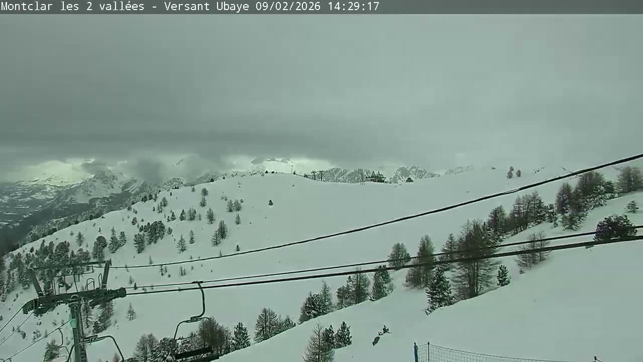 Saint Jaen, Montclar Summet Station les 2 Vallées ( Summit Station the 2 Valleys) & Fun Zone Live Cam - Digne-les-Bains, 	Alpes-de-Haute-Provence, Provence-Alpes-Côte d’Azur, France
