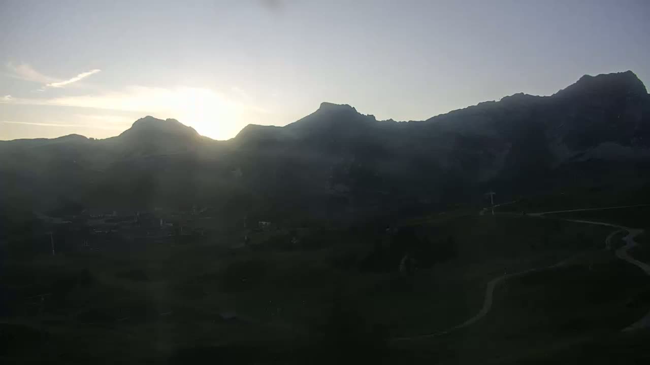 La Plagne Villages from  Bergerie 2184 m View Live Cam -  Bourg-Saint-Maurice, Savoie, Auvergne-Rhône-Alpes, France