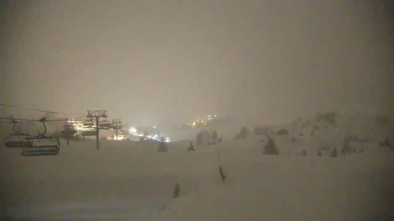 La Plagne Villages from  Bergerie 2184 m View Live Cam -  Bourg-Saint-Maurice, Savoie, Auvergne-Rhône-Alpes, France