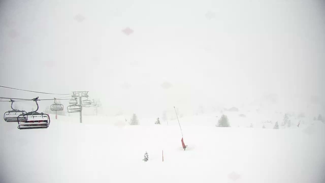 La Plagne Villages from  Bergerie 2184 m View Live Cam -  Bourg-Saint-Maurice, Savoie, Auvergne-Rhône-Alpes, France