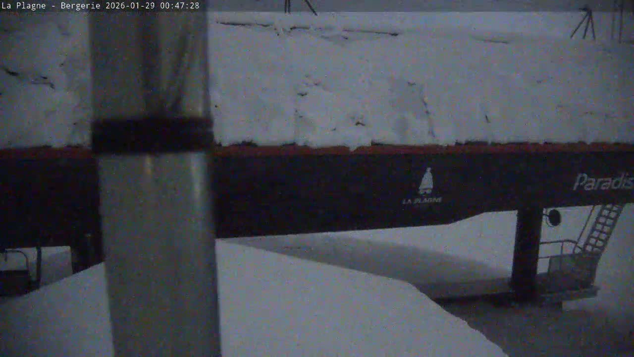 La Plagne Villages from  Bergerie 2184 m View Live Cam -  Bourg-Saint-Maurice, Savoie, Auvergne-Rhône-Alpes, France