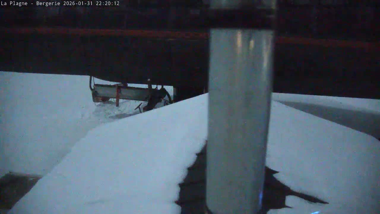 La Plagne Villages from  Bergerie 2184 m View Live Cam -  Bourg-Saint-Maurice, Savoie, Auvergne-Rhône-Alpes, France