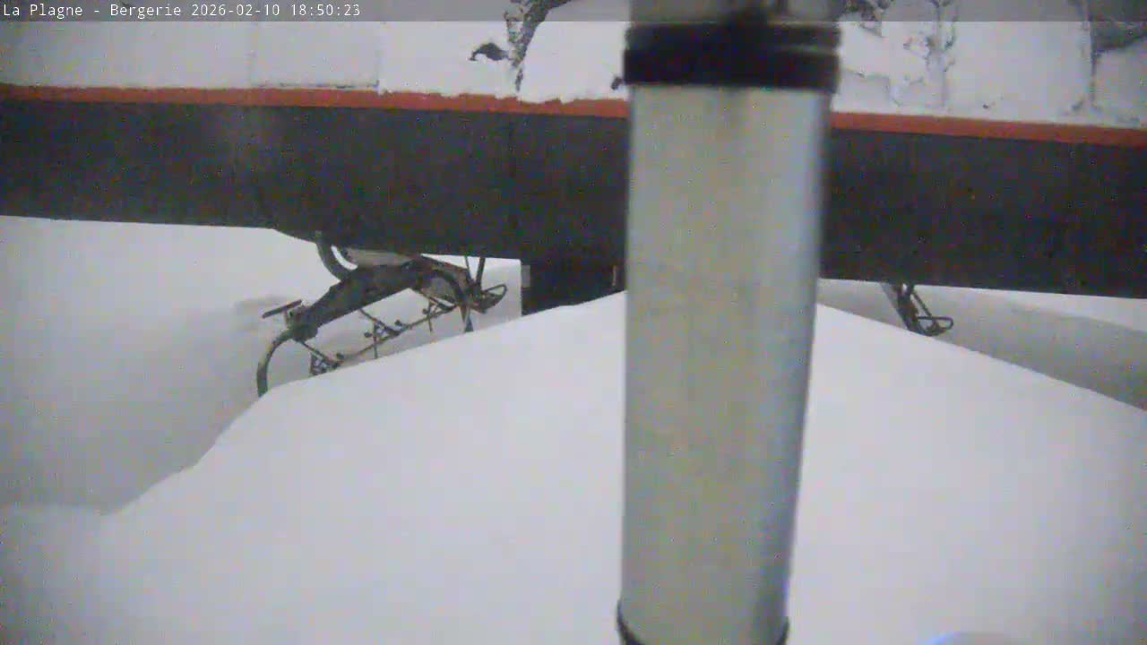 La Plagne Villages from  Bergerie 2184 m View Live Cam -  Bourg-Saint-Maurice, Savoie, Auvergne-Rhône-Alpes, France