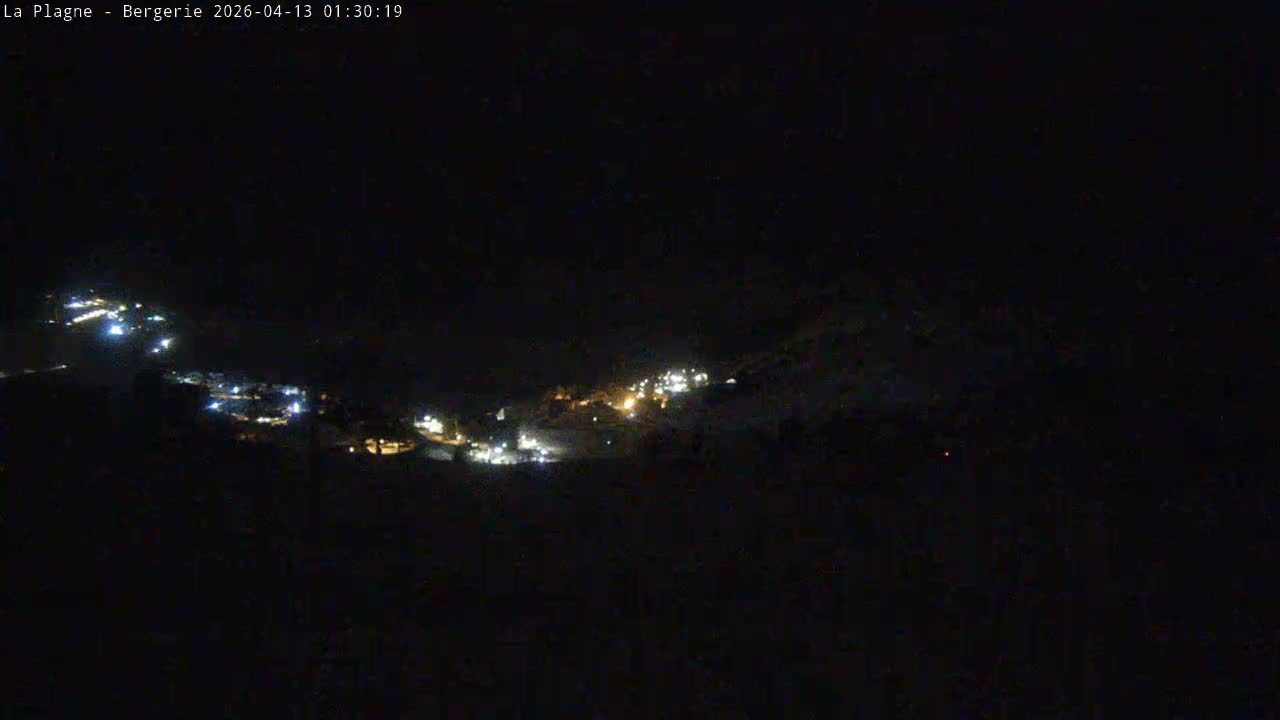 La Plagne Villages from  Bergerie 2184 m View Live Cam -  Bourg-Saint-Maurice, Savoie, Auvergne-Rhône-Alpes, France