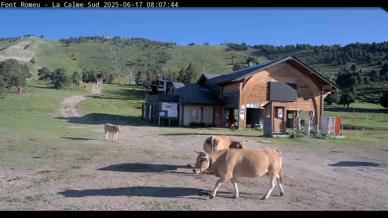 Font Romeu, Refuge de Calme Area North View Live Cam - Prades, Pyrenees-Orientales, Occitanie, France