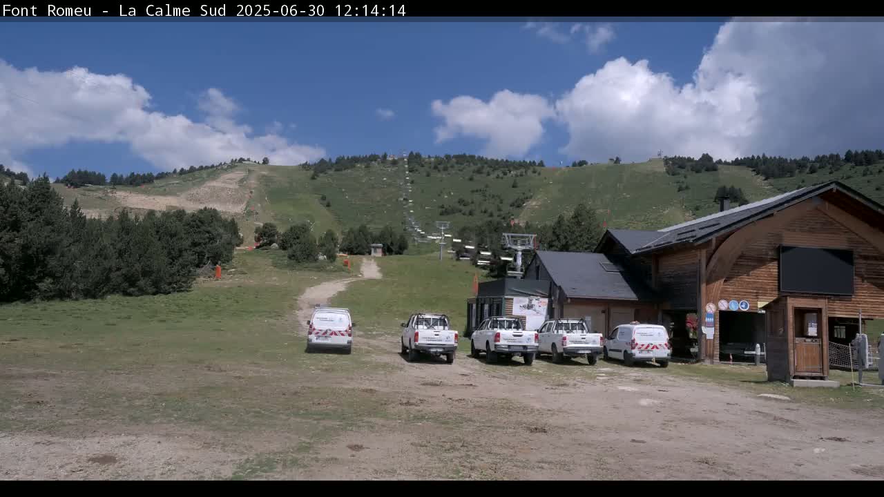 Font Romeu, Refuge de Calme Area North View Live Cam - Prades, Pyrenees-Orientales, Occitanie, France