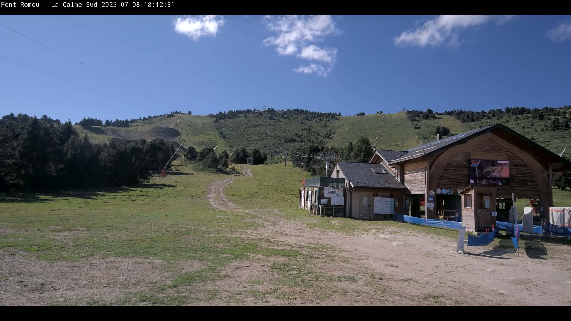 Font Romeu, Refuge de Calme Area North View Live Cam - Prades, Pyrenees-Orientales, Occitanie, France